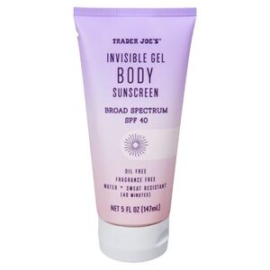 Trader Joe's Invisible Gel Body Sunscreen SPF 40